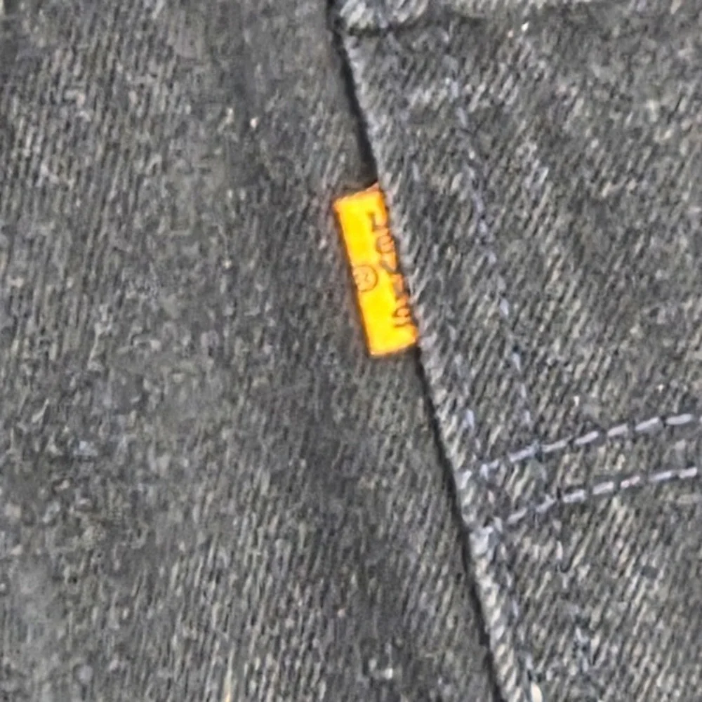 Vintage Levi's 560 Jeans‎ Mens 34x34 Loose Fit Tapered Black USA Orange Tab NWOT